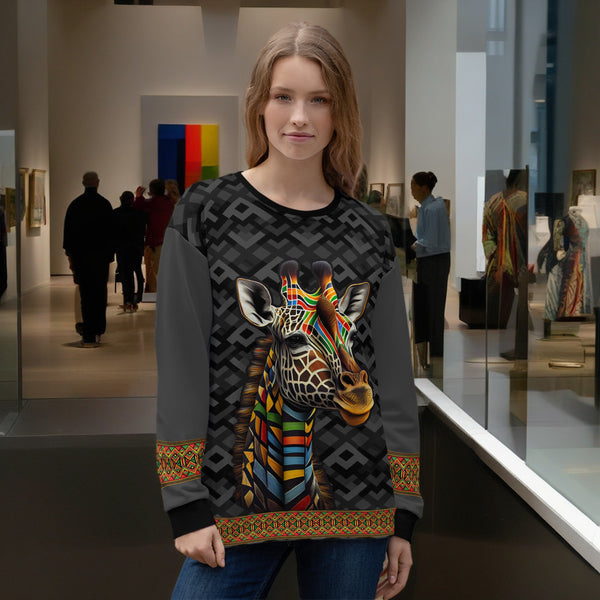 Giraffe Mama Africa Sweatshirt